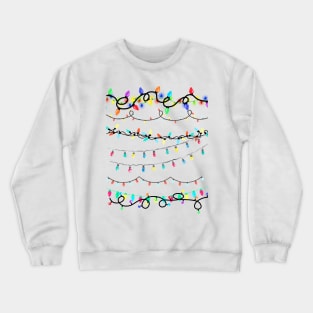 Christmas Lights - Christmas 2022 - A Collage of Christmas Lights Crewneck Sweatshirt